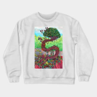 A gnarly tree Crewneck Sweatshirt